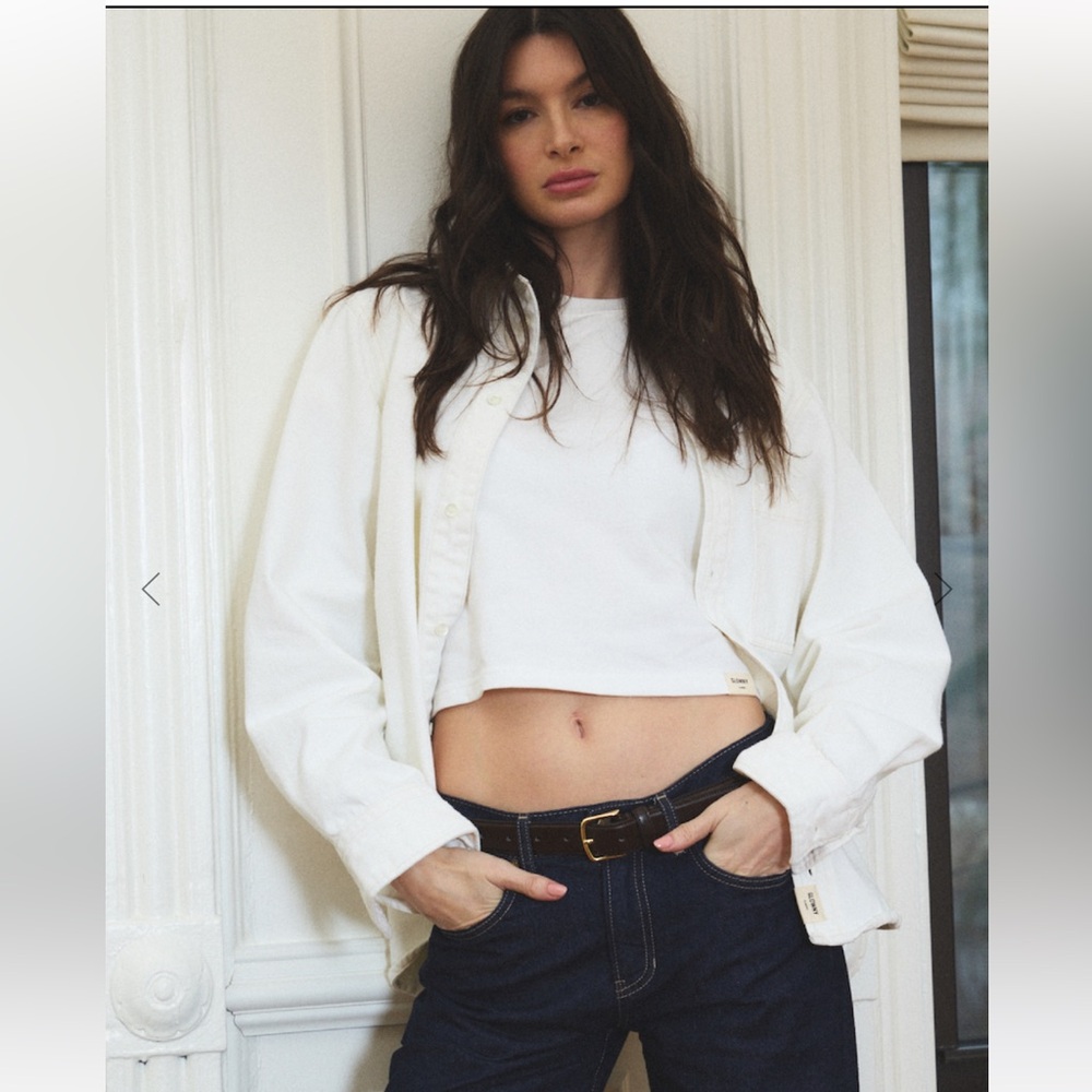 Glowny G CLASSIC COTTON TWILL SHIRT (WHITE)
Size small